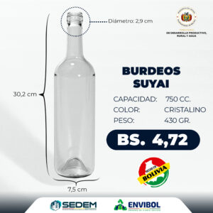 BURDEOS SUYAI 750 CC.