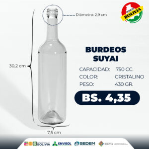 BURDEOS SUYAI 750 CC.