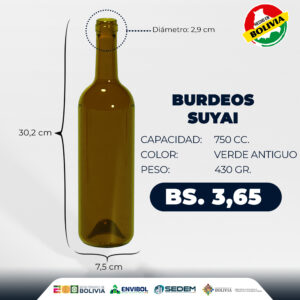 BURDEOS SUYAI 750 CC.