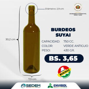 BURDEOS SUYAI 750 CC.