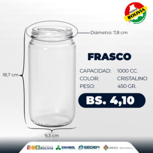 FRASCO 1000 CC.