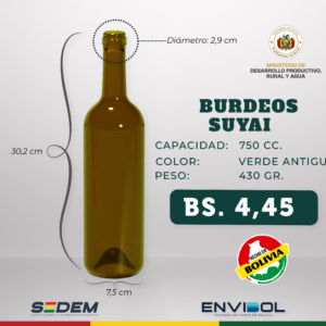 BURDEOS SUYAI 750 CC.